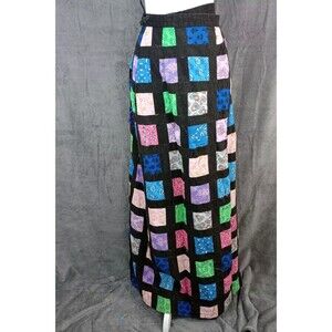 Vintage India Imports Of Rhode Island True Wrap Skirt Patchwork Small Unique
